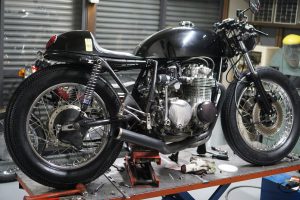 CB550F タイヤ交換