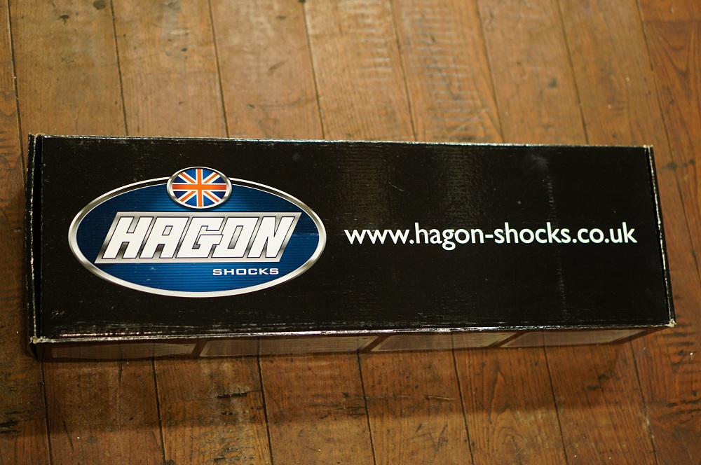 ロイヤルエンフィールド　ＨＡＧＯＮサスペンション取り付け