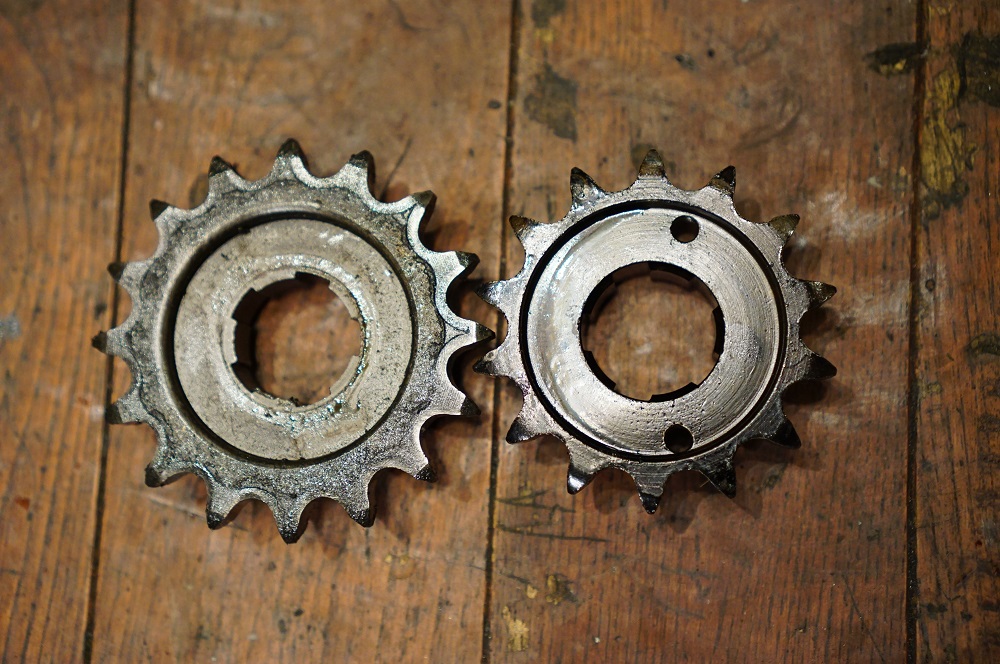 ロイヤルエンフィールド　ギヤ比変更