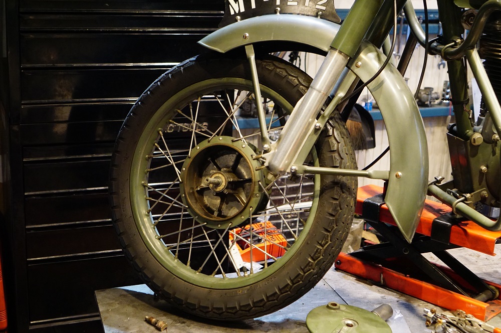 ロイヤルエンフィールド　アーミーの車検整備　