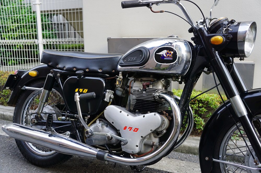 メグロ　スタミナ１K　オイル漏れ修理