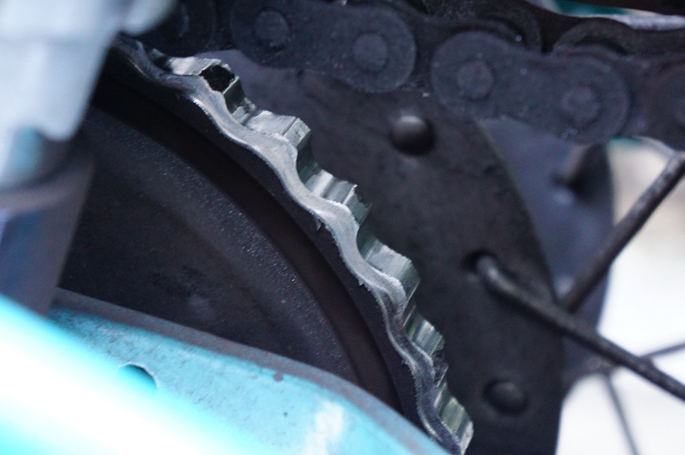 スプロケットがやばい事に！