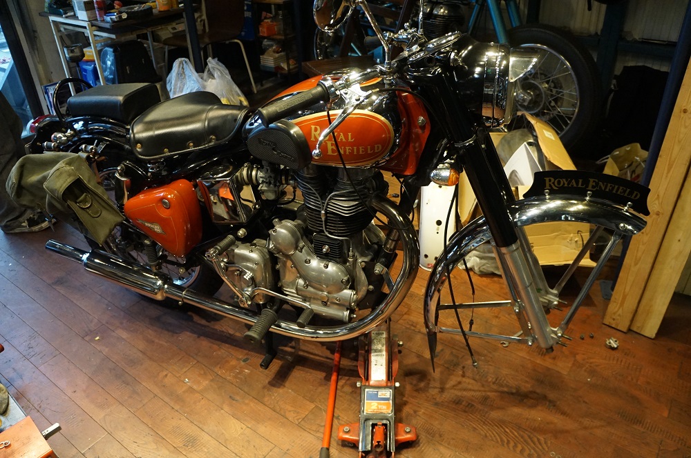 ロイヤルエンフィールド　メンテナンス