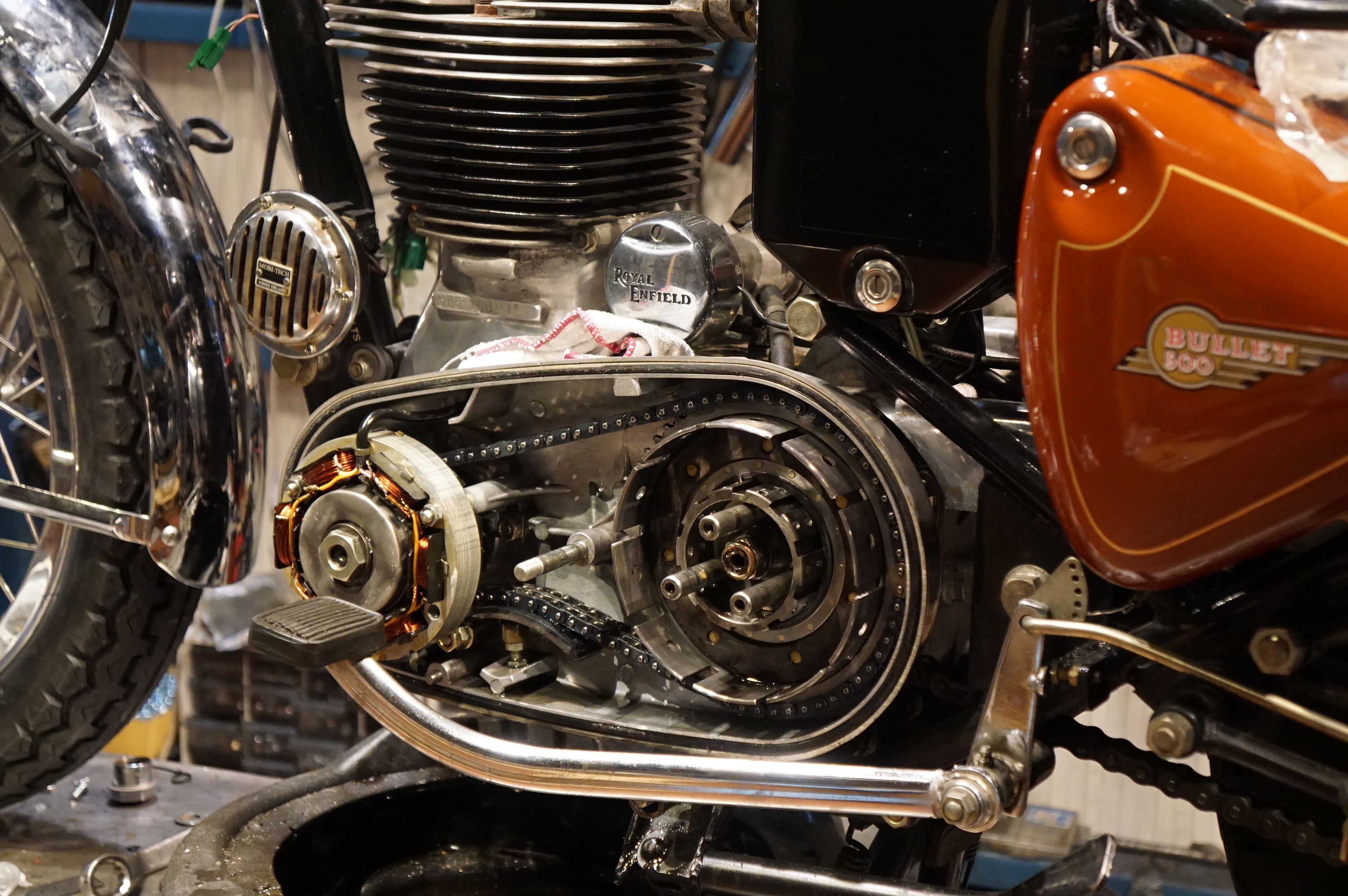 ロイヤルエンフィールド　納車準備