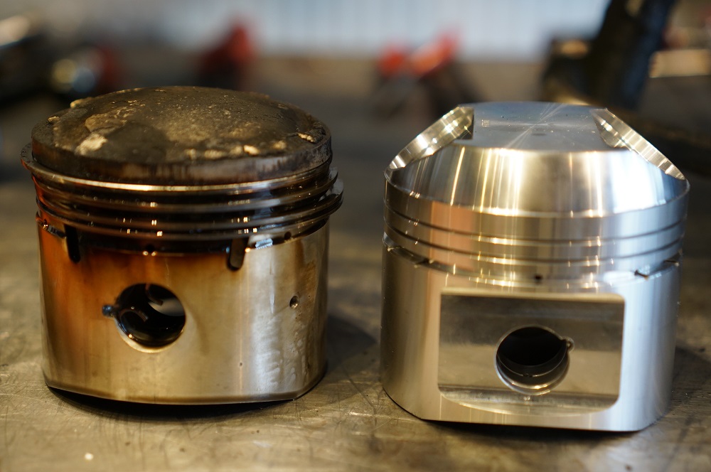 ロイヤルエンフィールド　鍛造ハイコンプピストン