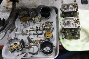 ノートン コマンドー　CRキャブレターのオーバーホール