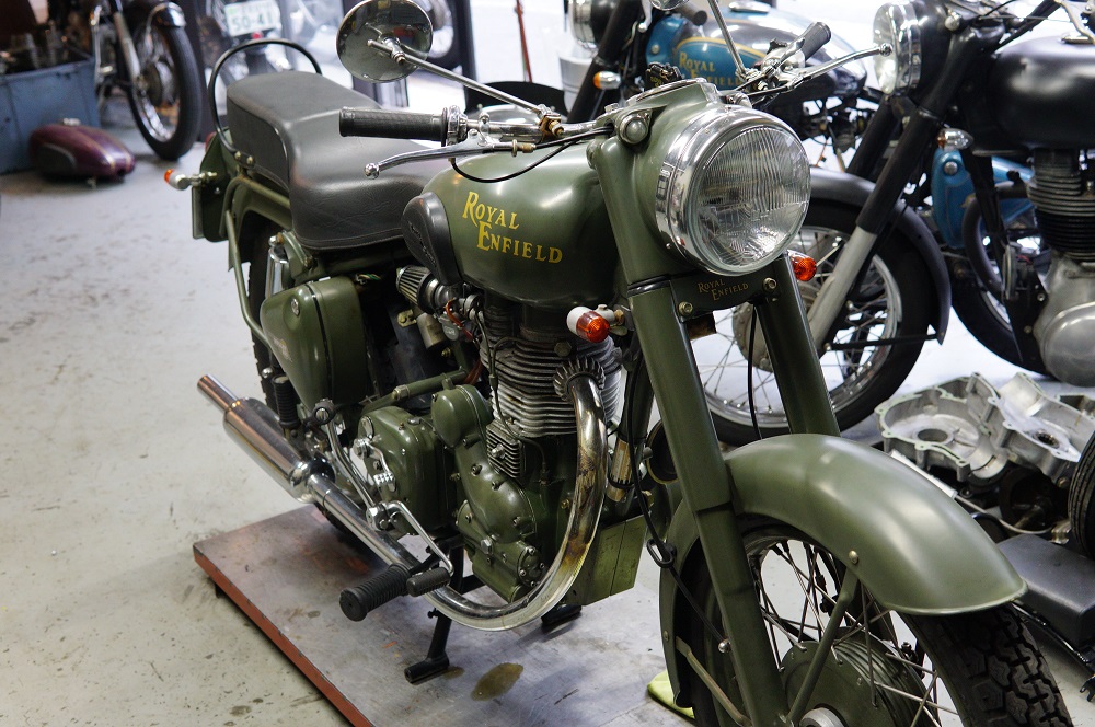 車検約2年付 ロイヤルエンフィールド bullet350 カスタム アイアン AMALキャブ トライアンフ ブリット350(ロイヤルエンフィールド)のバイクを探すなら【グーバイク】