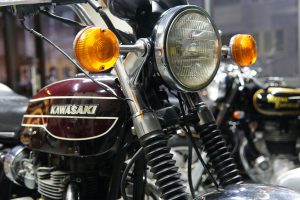 カワサキW3の修理　点火系とポイント、あとキャブレター