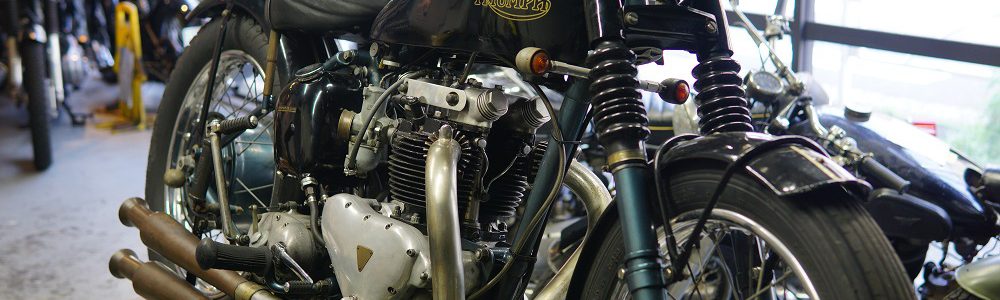 別体トライアンフ ６Tのエンジン