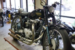 別体トライアンフ ６Tのエンジン