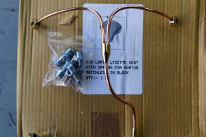 イギリスからロイヤルエンフィールドの部品が届きました