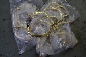 ロイヤルエンフィールド用　真鍮製のサイドハンドルとスミスレプリカメーター入荷しました