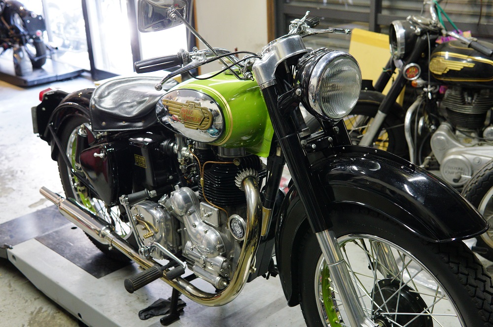 車検約2年付 ロイヤルエンフィールド bullet350 カスタム アイアン AMALキャブ トライアンフ ロイヤルエンフィールド アイアンモデルの車検整備 | 後藤屋モーター