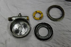 ロイヤルエンフィールドの車検整備　メーターギヤのオーバーホール